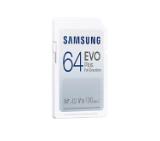 Samsung 64GB SD Card EVO Plus, Class10, Transfer Speed up to 130MB/s