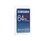 Samsung 64GB SD Card PRO Plus, Class10, Read 100MB/s - Write 90MB/s