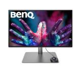 BenQ PD2725U 27" IPS LED 5ms 3840x2160 4K UHD, DesignVue Thunderbolt Mon, AQCOL., 100% sRGB, HDR400, B.I., LBL,KVM Sw, ICCsync, CAD/CAM, DualView, Contr.1200:1, 400 cd/m2, 2xHDMI, DP, Thb 3(PD65W, DP alt), USB3.1 Hub, Sp.2x2.5W, HAdj., Swivel, Tilt, Gray