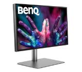 BenQ PD2725U 27" IPS LED 5ms 3840x2160 4K UHD, DesignVue Thunderbolt Mon, AQCOL., 100% sRGB, HDR400, B.I., LBL,KVM Sw, ICCsync, CAD/CAM, DualView, Contr.1200:1, 400 cd/m2, 2xHDMI, DP, Thb 3(PD65W, DP alt), USB3.1 Hub, Sp.2x2.5W, HAdj., Swivel, Tilt, Gray