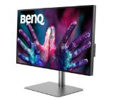 BenQ PD3220U 32" IPS LED 5ms 3840x2160 4K UHD, DesignVue Thunderbolt Mon, AQCOL., 100% sRGB,HDR400, B.I., LBL, KVM Switch, ICCsync, CAD/CAM, DualView, 1300:1, 350 cd/m2, 2xHDMI, DP,Thb 3x2(PD65W, DP alt),USB-C/USB 3.0x4,Sp.2x2W, HAdj., Swivel, Tilt, Gray