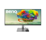 BenQ PD3420Q 34"W IPS LED 5ms 3440x1440 2K QHD, Design Mon, WQHD, AQCOL.,100% sRGB/98% P3,HDR400, B.I.,LBL,KVM, ICCsync, CAD/CAM, DualView, Contr.1000:1, 350 cd/m2, 2xHDMI,DP,USB-C(PD65W, DP Alt Mode),USB-C/USB 3.0x2, Sp.2x2.5W, HAdj., Swivel,Tilt, Gray