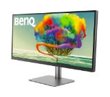 BenQ PD3420Q 34"W IPS LED 5ms 3440x1440 2K QHD, Design Mon, WQHD, AQCOL.,100% sRGB/98% P3,HDR400, B.I.,LBL,KVM, ICCsync, CAD/CAM, DualView, Contr.1000:1, 350 cd/m2, 2xHDMI,DP,USB-C(PD65W, DP Alt Mode),USB-C/USB 3.0x2, Sp.2x2.5W, HAdj., Swivel,Tilt, Gray