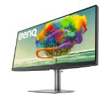 BenQ PD3420Q 34"W IPS LED 5ms 3440x1440 2K QHD, Design Mon, WQHD, AQCOL.,100% sRGB/98% P3,HDR400, B.I.,LBL,KVM, ICCsync, CAD/CAM, DualView, Contr.1000:1, 350 cd/m2, 2xHDMI,DP,USB-C(PD65W, DP Alt Mode),USB-C/USB 3.0x2, Sp.2x2.5W, HAdj., Swivel,Tilt, Gray