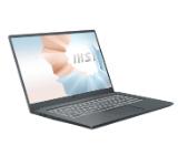MSI Modern 15 A5M, AMD Ryzen 7 5700U (8C/16T, up to 4.3GHz, 8MB L3), 15.6" FHD 1920x1080, AG, IPS-Level, AMD Graphics, 8GB (1x8) DDR4 3200, 512GB PCIe SSD, WebCam 720p, Wi-Fi 6E, BT 5.2, backlight KB (White), 2Y, 3 cell 52Whr, Carbon Gray, NO OS, 1.6 kg.