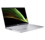 Acer Swift 3, SF314-511-5628, Core i5-1135G7 (2.40GHz up to 4.20GHz, 8MB),14" FHD IPS, 16GB DDR4 onbord, 512GB PCIe SSD, Intel Iris Xe Graphics, WiFi6ax+BT 5.0, Backlit KB, Win 11 Home, FPR, Silver