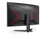 AOC C32G2ZE/BK, 31.5" Curved 1500R, VA, WLED, 1920x1080@240Hz, 4ms GtG, 1ms MPRT, 300cd/m2, 4000:1, DCR 80M:1, FreeSync, FlickerFree, Low Blue Light, Tilt, 2xHDMI, DP