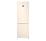 Samsung RB34T672FEL/EF, Refrigerator with SpaceMax Technology, Fridge Freezer, Total 344 l, refrigerator 230 l, freezer 114 l, Energy Efficiency F, All-Around Cooling, No frost, Power Cool function, External Display, 35 dB, 186/59.5/65.8,  Light beige