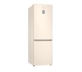 Samsung RB34T672FEL/EF, Refrigerator with SpaceMax Technology, Fridge Freezer, Total 344 l, refrigerator 230 l, freezer 114 l, Energy Efficiency F, All-Around Cooling, No frost, Power Cool function, External Display, 35 dB, 186/59.5/65.8,  Light beige