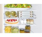 Samsung RB34T672FEL/EF, Refrigerator with SpaceMax Technology, Fridge Freezer, Total 344 l, refrigerator 230 l, freezer 114 l, Energy Efficiency F, All-Around Cooling, No frost, Power Cool function, External Display, 35 dB, 186/59.5/65.8,  Light beige