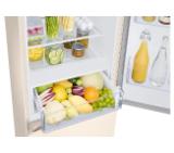 Samsung RB34T672FEL/EF, Refrigerator with SpaceMax Technology, Fridge Freezer, Total 344 l, refrigerator 230 l, freezer 114 l, Energy Efficiency F, All-Around Cooling, No frost, Power Cool function, External Display, 35 dB, 186/59.5/65.8,  Light beige