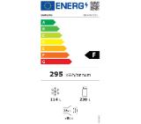 Samsung RB34T672FEL/EF, Refrigerator with SpaceMax Technology, Fridge Freezer, Total 344 l, refrigerator 230 l, freezer 114 l, Energy Efficiency F, All-Around Cooling, No frost, Power Cool function, External Display, 35 dB, 186/59.5/65.8,  Light beige