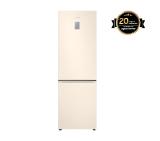 Samsung RB34T672FEL/EF, Refrigerator with SpaceMax Technology, Fridge Freezer, Total 344 l, refrigerator 230 l, freezer 114 l, Energy Efficiency F, All-Around Cooling, No frost, Power Cool function, External Display, 35 dB, 186/59.5/65.8,  Light beige