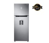 Samsung RT46K6630S9/EO, Refrigerator, Total 455 l, refrigerator 343 l, freezer 113 l, Twin Cooling Plus, No Frost, Multi Flow, External Display, Water dispenser, Energy Efficiency F, Noise level 40 dBA, 183/72.6/70, Polished stainless steel