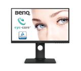 BenQ BL2480T, 23.8'' IPS, 5ms, 1920x1080 FHD, Business Eye Care Monitor, 72% NTSC, Flicker-free, B.I., LBL, 1000:1, DCR 20M:1, 8 bit, 250cd/m2, VGA, HDMI, DP, Audio Line In, Speakers, Ergonomic Slim Bezel Design, Height Adj. Pivot, Swivel, Tilt, Black