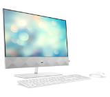 HP Pavilion All-in-One 24-k1024nu White, Core i5-11500T(2.7Ghz, up to 4.6GH/12MB/6C), 23.8" FHD UWVA BV + 5MP IR Camera, 8GB 2933Mhz 1DIMM, 512MB PCIe SSD, WiFi a/c + BT 5, Mouse&Keyboard, Win 11 Home