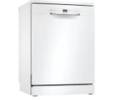 Bosch SGS2HTW73E SER2, Free-standing dishwasher, 60 cm, Energy efficiency E, 9,5 l, 12 ps, 46 dB(A), Height-adjustable upper basket, ExtraDry, AquaStop, EcoSilence Drive, White