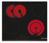 Bosch PKN631FP2E Electric cooktop, Glass-ceramic hob, 4 zones, 2 extension, 60 cm, Black