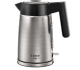 Bosch TWK5P480, Stainless steel Kettle, 2400 W, 1.7 l, Cup indicator, Optimal spout, Triple Safety function, Covered heater, Stainless steel
