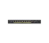 ZyXEL GS1100-10HP v2, unmanage PoE 8x Gigabit, 2x Fiber Uplink, 120 Watt PoE