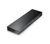 ZyXEL GS1900-24 v2, 24-port GbE L2 Smart Switch, rackmount, fanless