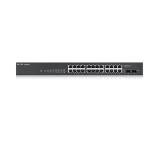 ZyXEL GS1900-24 v2, 24-port GbE L2 Smart Switch, rackmount, fanless