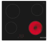 Bosch PKE61RAA2E, SER2, Electric cooktop, 60 cm, 4 zones, black, surface mount without frame