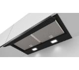 Bosch DBB67AM60, SER6, Integrated box hood, 60 cm,  B, black, LED, max 460 m3/h, 63 dB, clear glass, black print