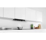 Bosch DBB67AM60, SER6, Integrated box hood, 60 cm,  B, black, LED, max 460 m3/h, 63 dB, clear glass, black print