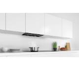 Bosch DBB67AM60, SER6, Integrated box hood, 60 cm,  B, black, LED, max 460 m3/h, 63 dB, clear glass, black print