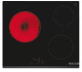 Bosch PKM631BB2E SER4, Electric cooktop, 60 cm, 3 zones (23cm), black, surface mount without frame