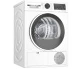 Bosch WQG24100BY, SER6, Tumble dryer with heat pump 9 kg , Energy efficiency A++,  64 dB,  AutoDry, AntiVibration design, Drum volume 112 l, White