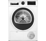 Bosch WQG24100BY, SER6, Tumble dryer with heat pump 9 kg , Energy efficiency A++,  64 dB,  AutoDry, AntiVibration design, Drum volume 112 l, White