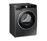 Samsung DV90T6240LX/S7E, Tumble Dryer with OptimalDry system, 9 kg,  A+++, Wrinkle Prevent, 2-in-1 filtration system, Air Wash, Quick Dry 35 ', AI Control, Smart Things, WiFi, Silver