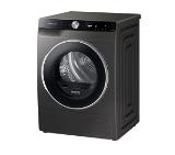 Samsung DV90T6240LX/S7E, Tumble Dryer with OptimalDry system, 9 kg,  A+++, Wrinkle Prevent, 2-in-1 filtration system, Air Wash, Quick Dry 35 ', AI Control, Smart Things, WiFi, Silver