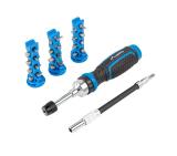 Lanberg Toolkit with ratchet screwdrivers with flexible extention bar 165mm 24 bits