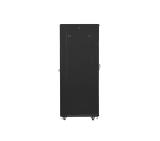Lanberg rack cabinet 19" free-standing 42U / 800x800 self-assembly flat pack with mesh door, black