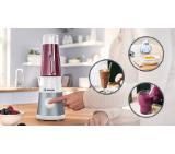 Bosch MMB2111T, Blender VitaPower Series 2, 0,6 L, 450 W, ToGo bottle from Tritan, Silver