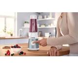 Bosch MMB2111T, Blender VitaPower Series 2, 0,6 L, 450 W, ToGo bottle from Tritan, Silver