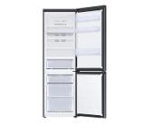 Samsung RB34T672EBN/EF, Refrigerator with SpaceMax Technology, Fridge Freezer, Total 344 l, refrigerator 230 l, freezer 114 l, Energy Efficiency E, All-Around Cooling, No frost, Power Cool function, External Display, 35 dB, 185.3/59.5/65.8, Black