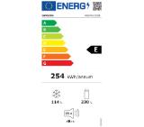 Samsung RB34T672EBN/EF, Refrigerator with SpaceMax Technology, Fridge Freezer, Total 344 l, refrigerator 230 l, freezer 114 l, Energy Efficiency E, All-Around Cooling, No frost, Power Cool function, External Display, 35 dB, 185.3/59.5/65.8, Black