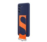 Samsung S21FE G990 Silicone Cover with Strap Navy