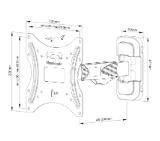 Neomounts by Newstar Screen Wall Mount (full motion, 2 pivots, VESA 200x200)