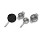 Bosch HEZ9SE040, Pro Induction cookware Set of 3 pots + 1 pan