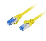 Lanberg patch cord CAT.6A FTP LSZH CCA 0.5m Fluke Passed, yellow