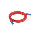 Lanberg patch cord CAT.6A FTP LSZH CCA 1m Fluke Passed, red