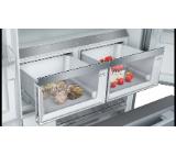 Bosch KFF96PIEP, SER8, French-door fridge-freezer, NoFrost, E, 183/91/71, 573 l(402+171), 39 dB(C), 1 VitaFresh 0° drawer - Fish and meat, 2 Vitafresh pro 0°C drawers, Water dispenser- direct conn.water-tap, Automatic ice cube maker