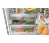 Bosch KGN39LBCF, SER6, FS fridge-freezer NoFrost, C, 203/60/66cm, 363l(260+103), 35dB(B), VitaFresh XXL, 0° drawer, Metal Backwall with Multi Airflow,  Flex Interior, Intelligent Inverter Technology, Black ColorGlass, HC ready