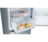 Bosch KGN36VLED, SER4, FS fridge-freezer NoFrost, E, 186/60/66cm, 326l(237+89), 39dB(C), VitaFresh, Inox-look