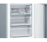 Bosch KGN36VLED, SER4, FS fridge-freezer NoFrost, E, 186/60/66cm, 326l(237+89), 39dB(C), VitaFresh, Inox-look